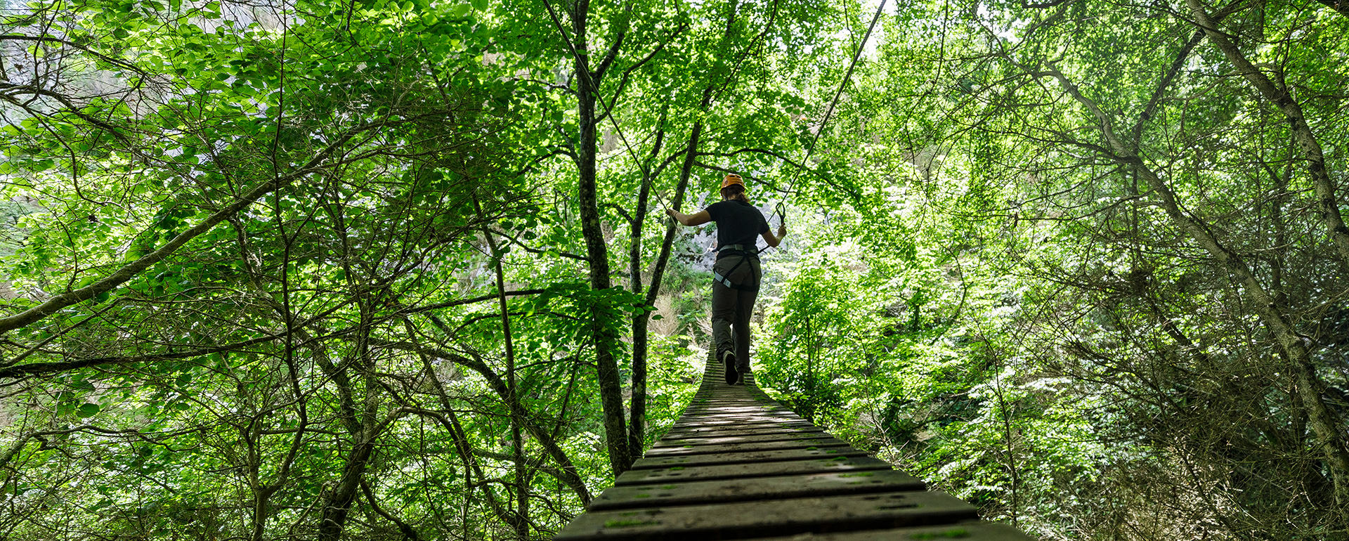 Pont suspendu - Ariège Pyrénées
