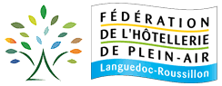 Logo Camping Fédération de l'Hôtellerie de Plein Air Languedoc-Roussillon