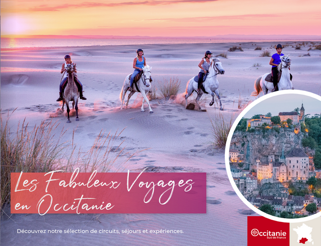 Brochure Fabuleux voyages CRTL Occitanie / Pôle Marketing