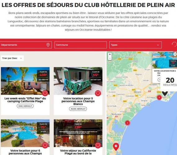 Séjours HPA site internet Tourisme Occitanie