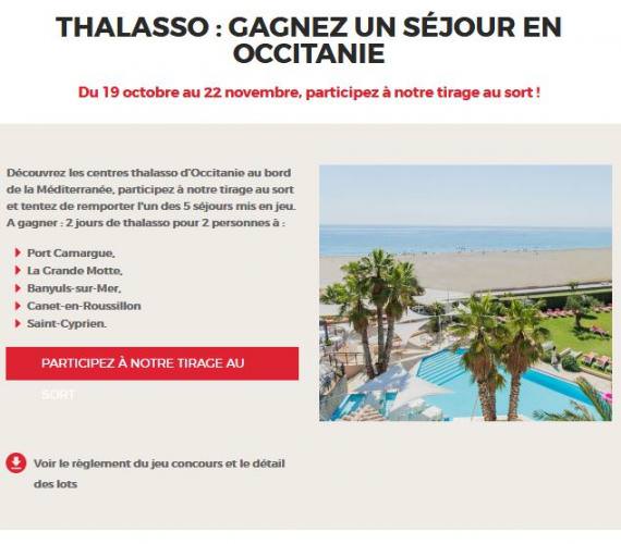 Séjours thalasso site internet Tourisme Occitanie