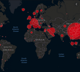 carte mondiale covid 19