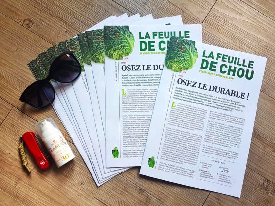 Journal La Feuille de Chou ©Vanessa Paquet / Greenuit
