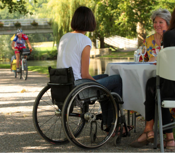 Tourisme handicap Lauragais ©C. Deschamps - ADT Aude