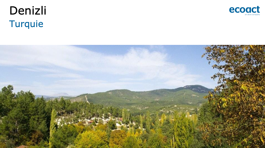 Projet compensation carbone EcoAct UTD 2022 Turquie