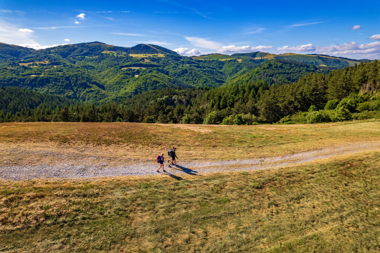 Randonnée chemins de Saint-Jacques ©JJ.Gelbart/AFCC - CRTL Occitanie