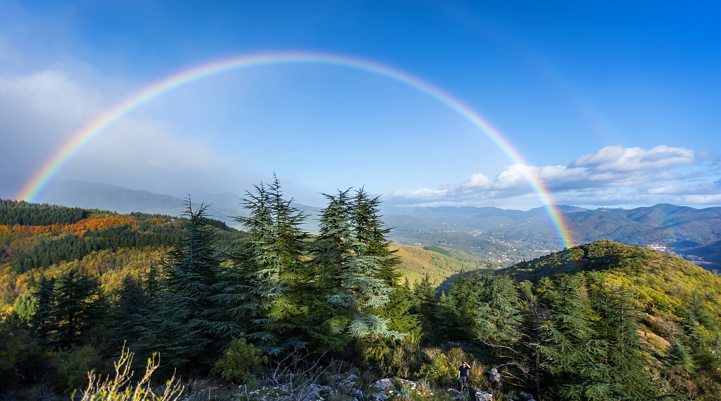 Arc en ciel à Esparon en Cévennes ©Olivier Octobre - PACT Cévennes - CRTL Occitanie