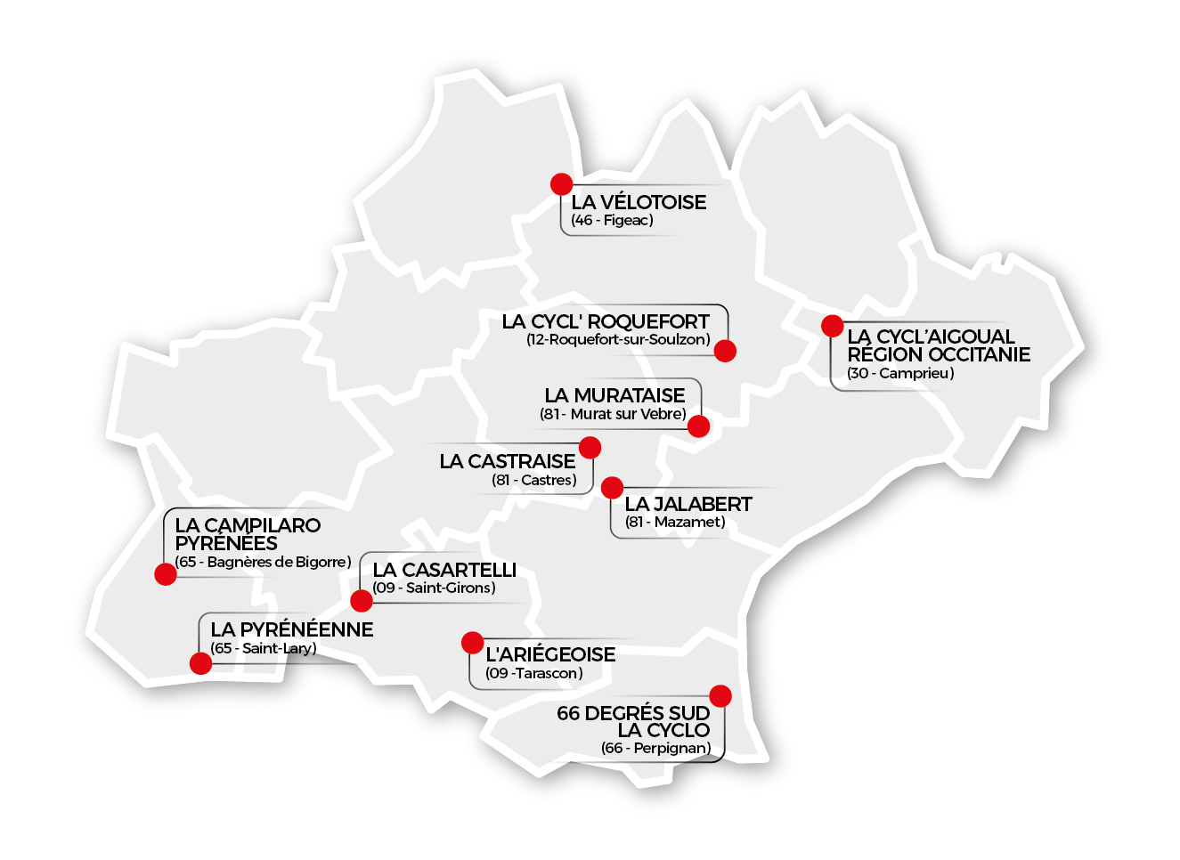 Carte trophée cyclosportifs
