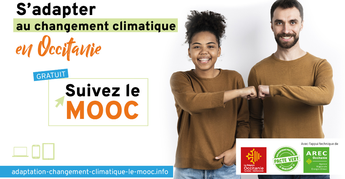 MOOC Changement Climatique © Région Occitanie Pyrénées Méditerranée - AREC Occitanie