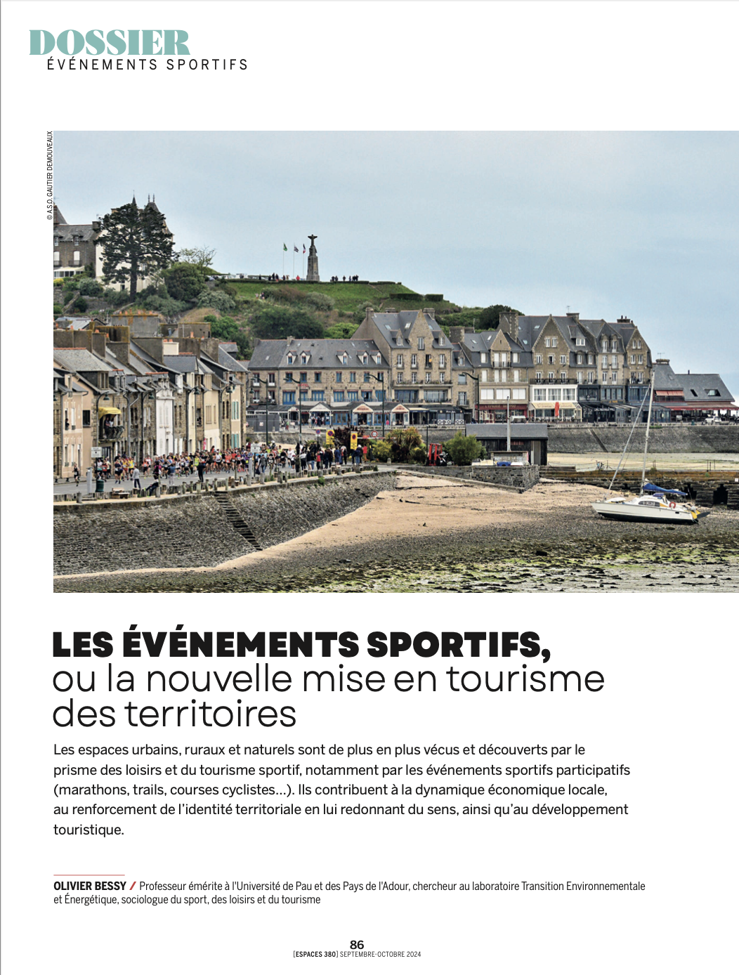 Les événements sportifs ou la nouvelle mise en tourisme des territoires
