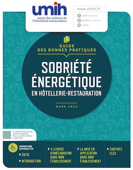 Page couv Guide UMIH Sobriété énergétique en hôtellerie-restauration