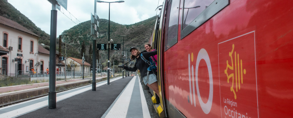 liO train en gare - Occitanie Rail Tour © Mollow / CRTL Occitanie