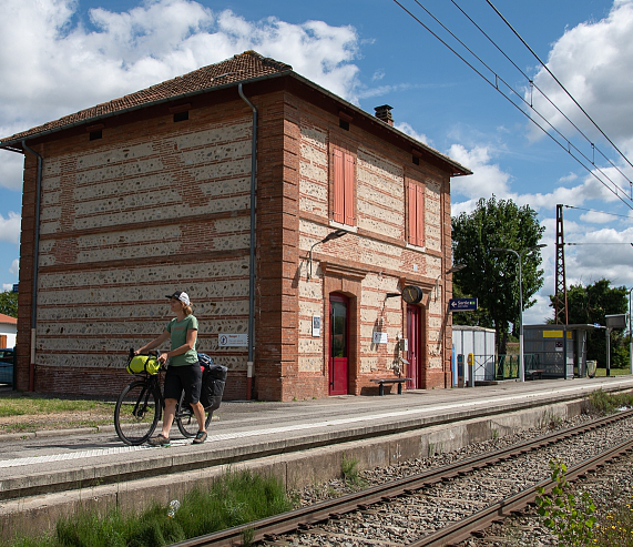 Vélosud - Gare de Varilhes ©VGaillard-Munsch - Ariège Pyrénées Tourisme