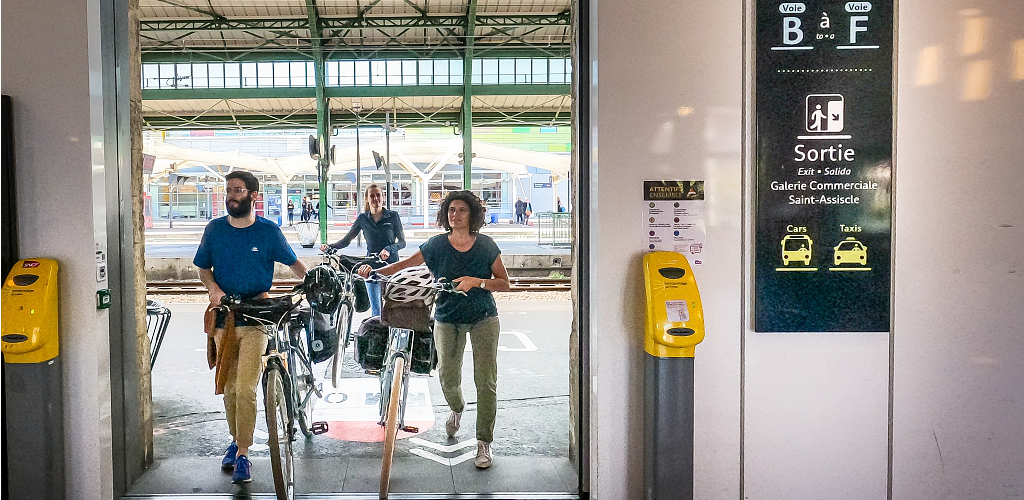 Gare de Perpignan, visite à vélo ©Olivier Octobre - CRTL Occitanie