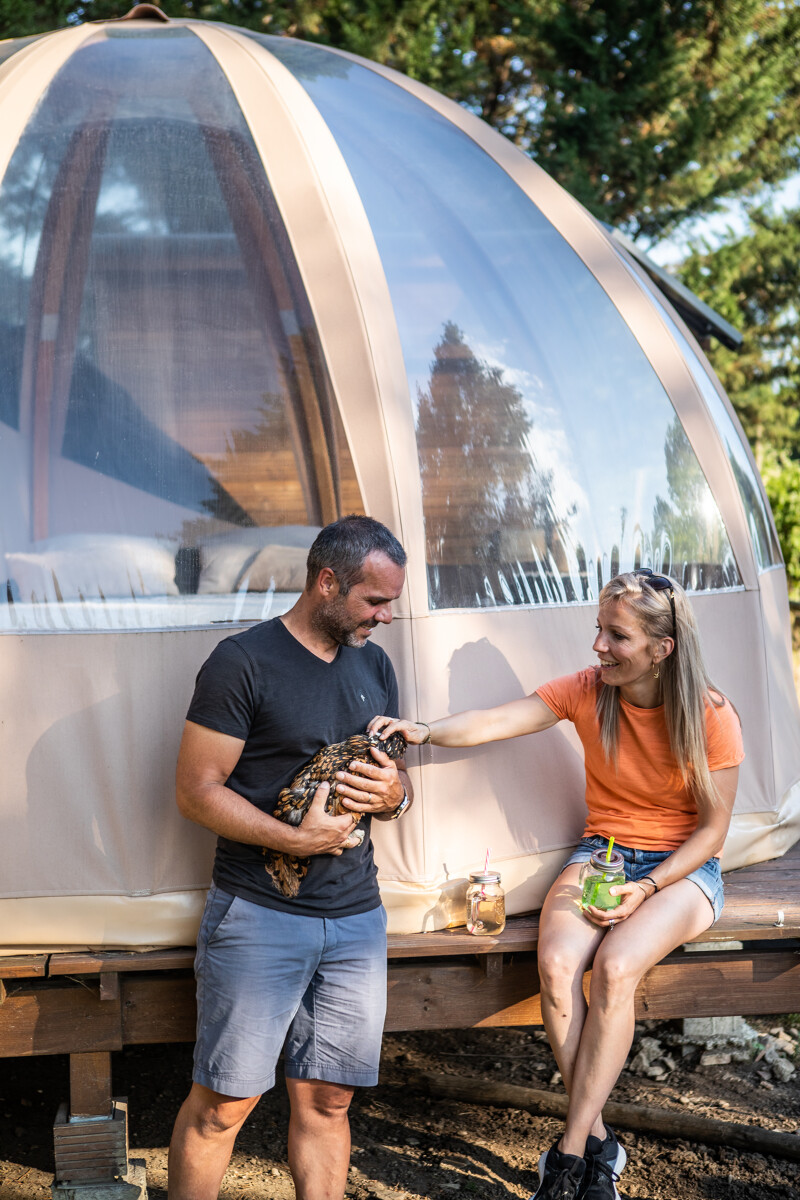 Logement insolite Ferme de Fassac ©Olivier Octobre