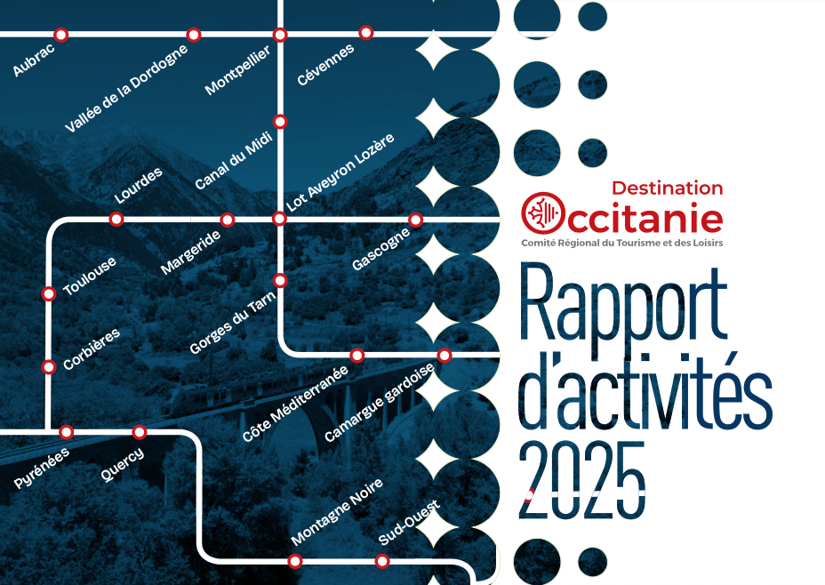 Couverture du rapport d'activités 2025 du CRTL Occitanie