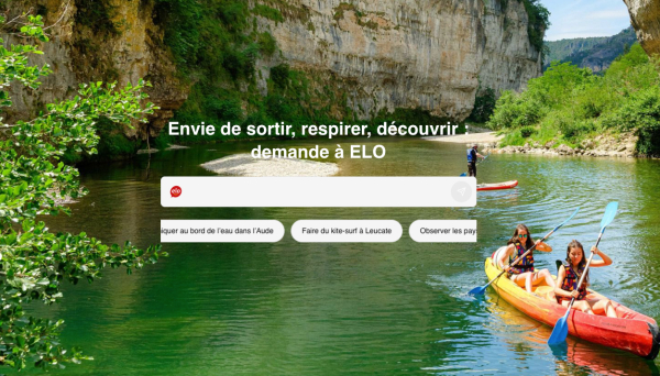 Moteur de réponse ELO / Page accueil